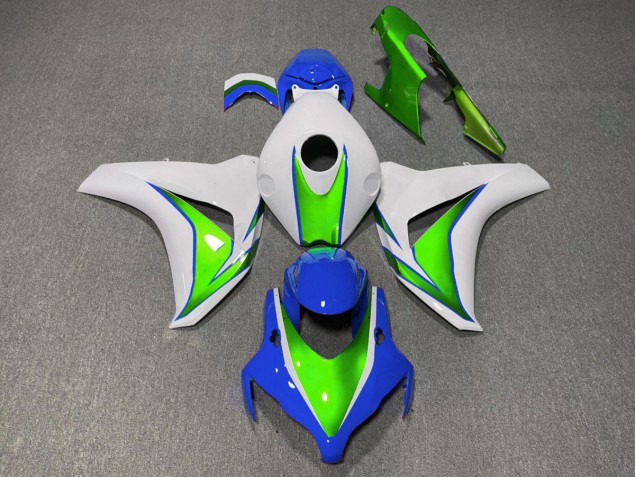 Vert Brillant & Bleu 08-11 Honda CBR1000RR Carénage Vert Brillant & Bleu 08-11 Honda CBR1000RR Carénage