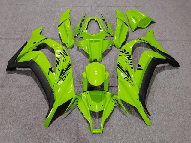 Vert Brillant & Noir 11-15 Kawasaki ZX10R Carénage Vert Brillant & Noir 11-15 Kawasaki ZX10R Carénage