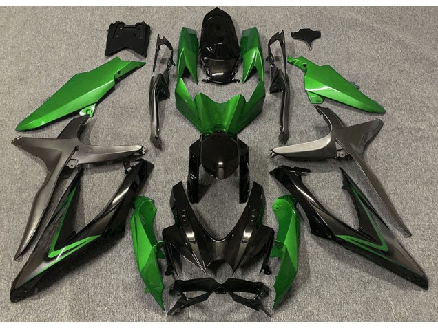 Vert Brillant & Vert R 08-10 Suzuki GSXR 600-750 Carénage Vert Brillant & Vert R 08-10 Suzuki GSXR 600-750 Carénage