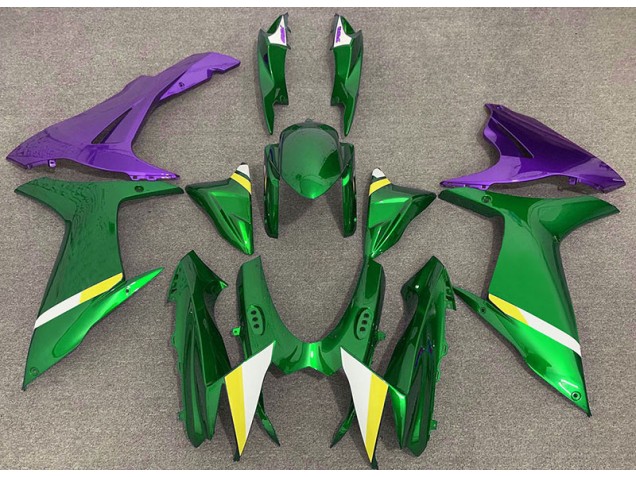 Vert Brillant & Violet 11-24 Suzuki GSXR 600-750 Carénage Vert Brillant & Violet 11-24 Suzuki GSXR 600-750 Carénage
