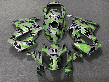 Vert Camouflage 02-12 Honda VFR800 Carénage