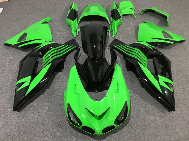 Vert Clair 06-11 Kawasaki ZX14R Carénage Vert Clair 06-11 Kawasaki ZX14R Carénage