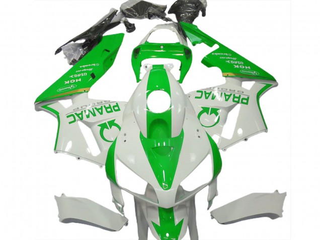 Vert Clair & Blanc Pramac 05-06 Honda CBR600RR Carénage Vert Clair & Blanc Pramac 05-06 Honda CBR600RR Carénage