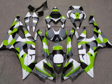 Vert Clair Camo Uni 08-16 Yamaha R6 Carénage