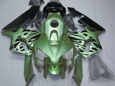Vert Clair Flamme 05-06 Honda CBR600RR Carénage