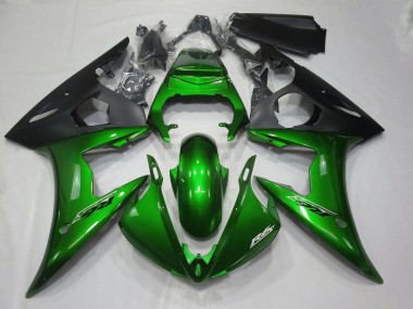 Vert Foncé Brillant 05 Yamaha R6 Carénage