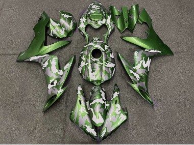Vert Foncé Camouflage 04-06 Yamaha R1 Carénage