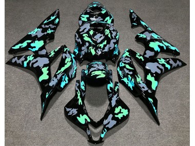Vert & Gris Camouflage 07-08 Honda CBR600RR Carénage