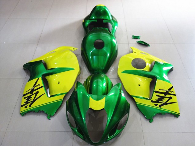 Vert & Jaune 97-07 Suzuki GSXR 1300 Carénage Vert & Jaune 97-07 Suzuki GSXR 1300 Carénage