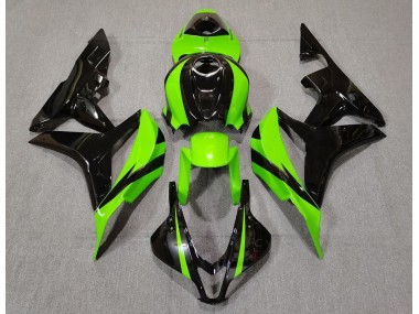 Vert Lime & Noir 07-08 Honda CBR600RR Carénage