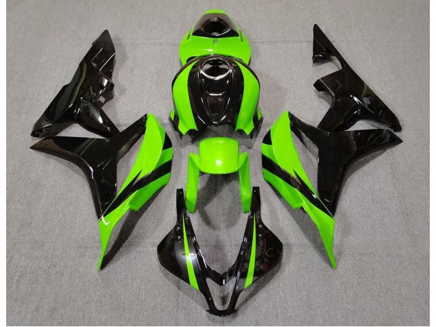 Vert Lime & Noir 07-08 Honda CBR600RR Carénage Vert Lime & Noir 07-08 Honda CBR600RR Carénage