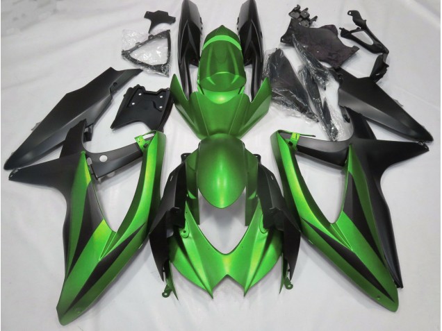 Vert Mat Sans R 08-10 Suzuki GSXR 600-750 Carénage Vert Mat Sans R 08-10 Suzuki GSXR 600-750 Carénage