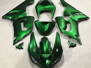 Vert Métallisé 05-06 Kawasaki ZX6R Carénage
