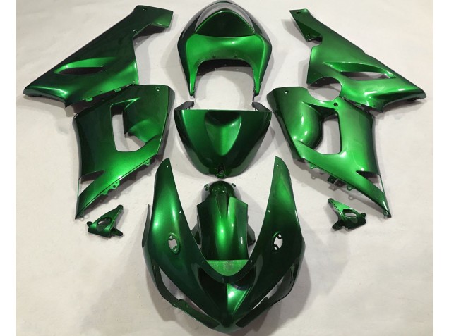 Vert Métallisé 05-06 Kawasaki ZX6R Carénage Vert Métallisé 05-06 Kawasaki ZX6R Carénage
