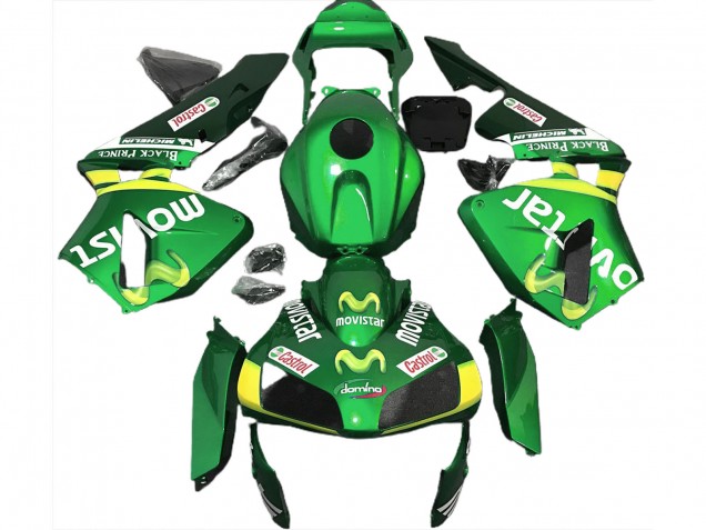 Vert Movistar 03-04 Honda CBR600RR Carénage Vert Movistar 03-04 Honda CBR600RR Carénage