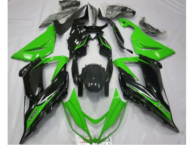 Vert & Noir 13-18 Kawasaki ZX6R Carénage Vert & Noir 13-18 Kawasaki ZX6R Carénage