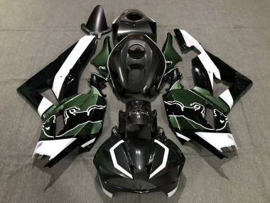 Vert Personnalisé Fibre De Carbone Taureau 13-23 Honda CBR600RR Carénage