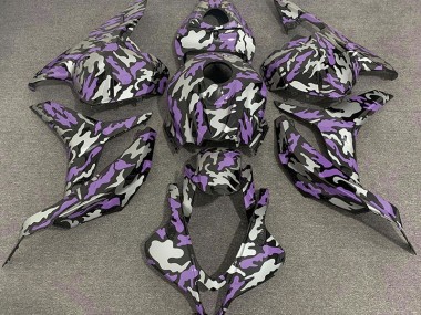 Violet & Argent Camo 09-12 Honda CBR600RR Carénage