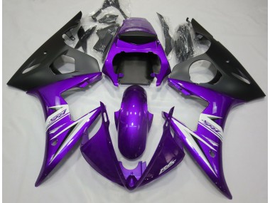 Violet & Blanc 03-04 Yamaha R6 Carénage