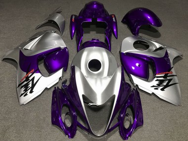 Violet Brillant & Argent 08-20 Suzuki GSXR 1300 Carénage