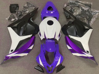 Violet Brillant Blanc & Violet 09-12 Honda CBR600RR Carénage