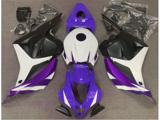 Violet Brillant Blanc & Violet 09-12 Honda CBR600RR Carénage Violet Brillant Blanc & Violet 09-12 Honda CBR600RR Carénage