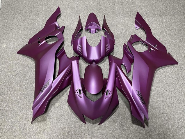 Violet Foncé Mat 17-21 Yamaha R6 Carénage Violet Foncé Mat 17-21 Yamaha R6 Carénage