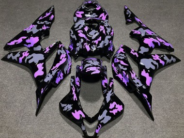 Violet & Gris Camouflage 07-08 Honda CBR600RR Carénage
