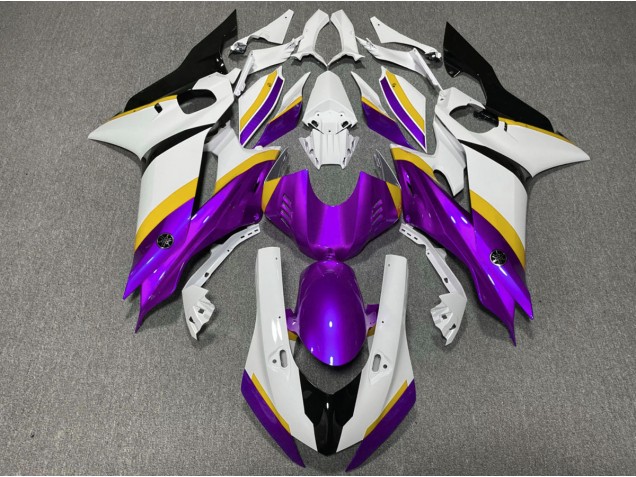 Violet & Jaune Brillant 17-21 Yamaha R6 Carénage Violet & Jaune Brillant 17-21 Yamaha R6 Carénage