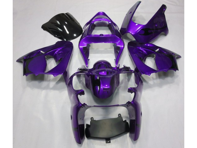 Violet Métallisé 00-02 Kawasaki ZX6R Carénage Violet Métallisé 00-02 Kawasaki ZX6R Carénage