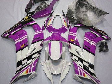 Violet Noir & Blanc 11-15 Kawasaki ZX10R Carénage