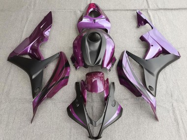Violet & Noir Mat 07-08 Honda CBR600RR Carénage