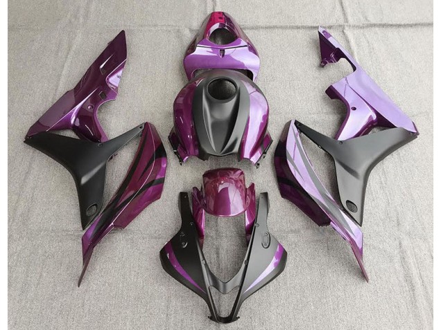 Violet & Noir Mat 07-08 Honda CBR600RR Carénage Violet & Noir Mat 07-08 Honda CBR600RR Carénage