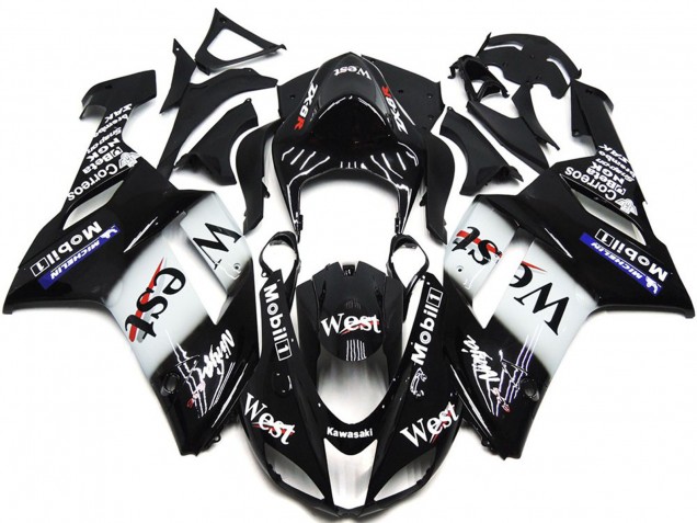 West Nappe Brillante 07-08 Kawasaki ZX6R Carénage