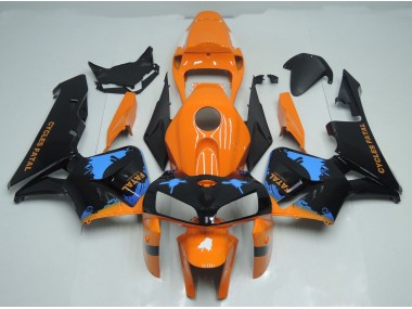 Éclaboussures Orange & Noires 05-06 Honda CBR600RR Carénage