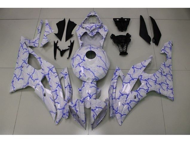 Éclairage Bleu 08-16 Yamaha R6 Carénage Éclairage Bleu 08-16 Yamaha R6 Carénage
