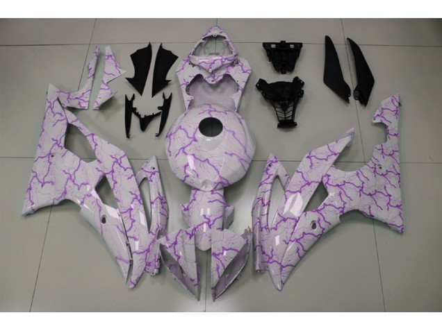 Éclairage Violet 08-16 Yamaha R6 Carénage Éclairage Violet 08-16 Yamaha R6 Carénage