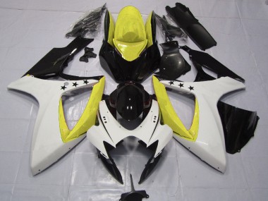 Étoile Jaune 06-07 Suzuki GSXR 600-750 Carénage