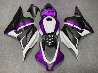 Étoile Noire Mate & Violette 09-12 Honda CBR600RR Carénage