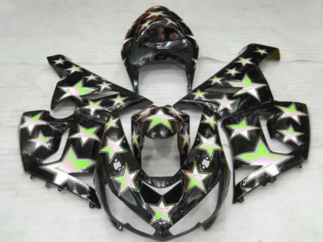 Étoile Verte 05-06 Kawasaki ZX6R Carénage Étoile Verte 05-06 Kawasaki ZX6R Carénage